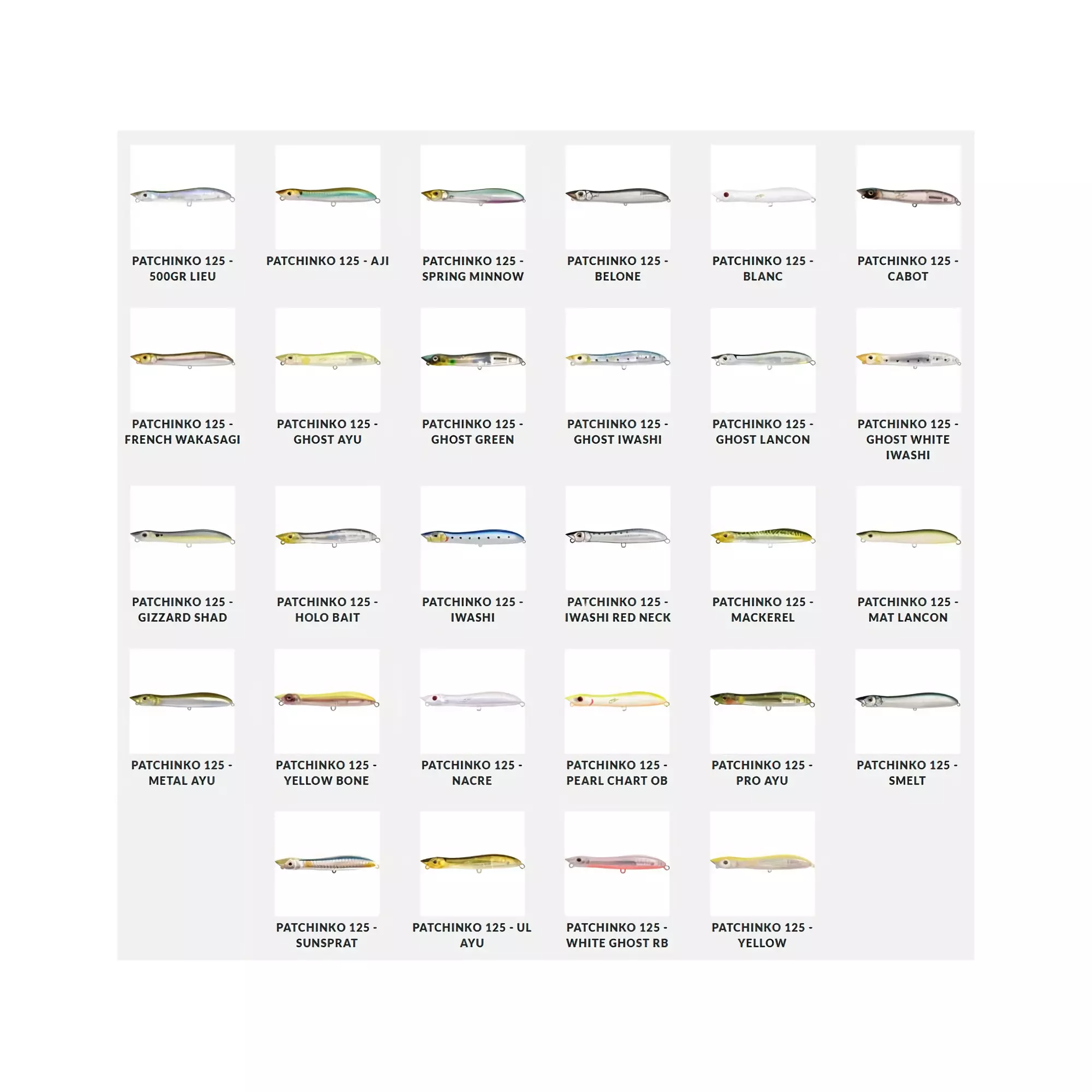 Señuelo Patchinko 125