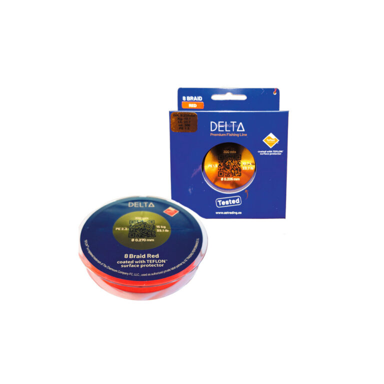 Hilo Trenzado X8 Teflón Red 300M