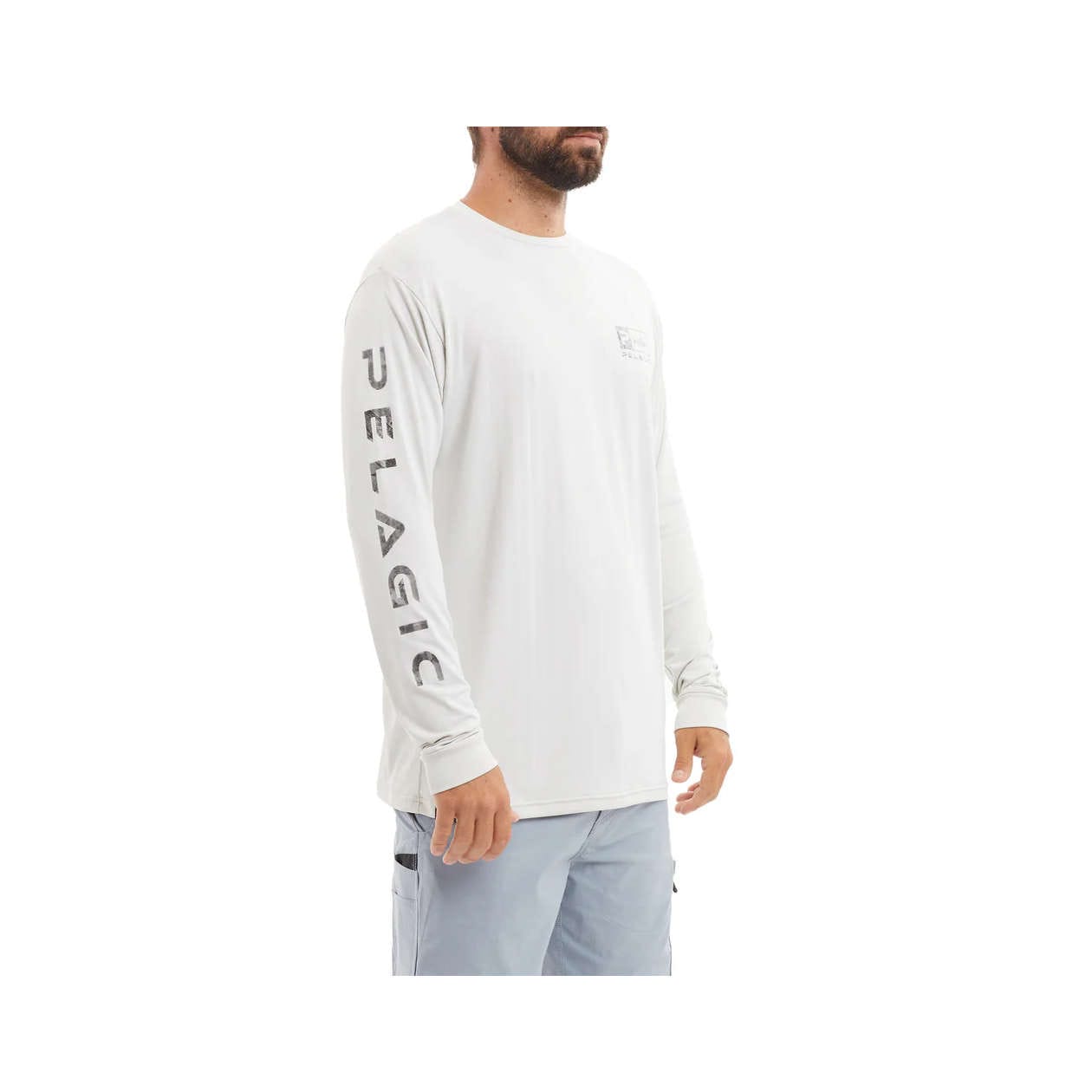 Camiseta Aquatek Icon - Open Seas Camo Light Gray