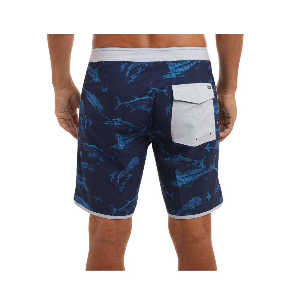 Bañador High Spot 18" Gyotaku Navy