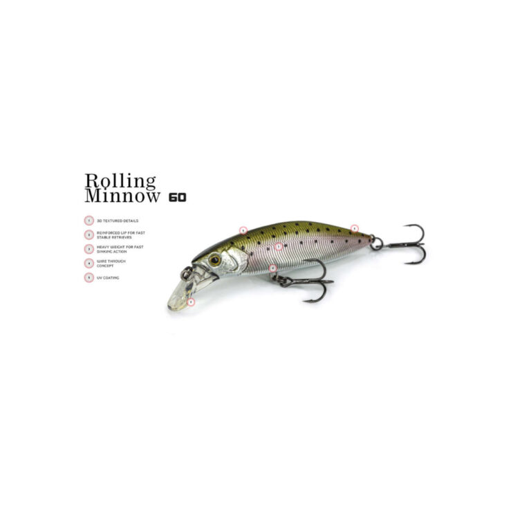 Señuelo Rolling Minnow 60FS
