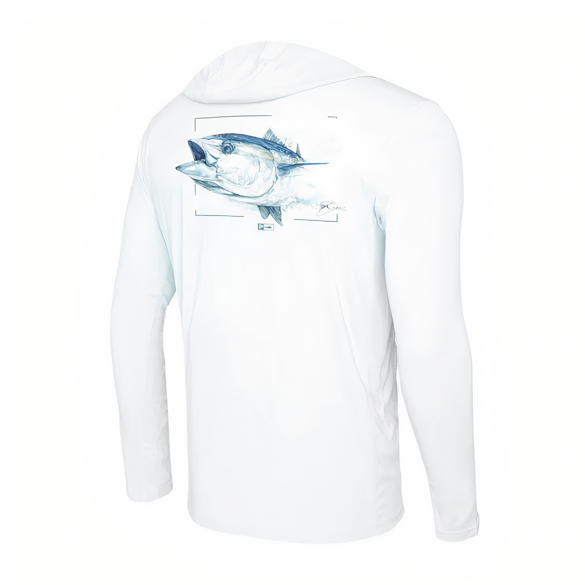 Camiseta Vaportek Hooded - Goione Tuna WHT