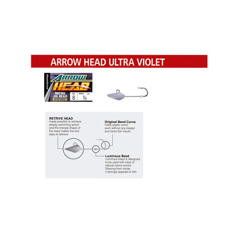Cabeza plomada Arrow Head Ultra Violet