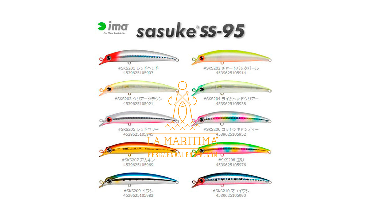 Senuelo Sasuke 95f De Ima Senuelos Spinning Ima Tienda Online De Senuelos Ima